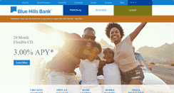 Desktop Screenshot of bluehillsbank.com