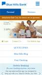 Mobile Screenshot of bluehillsbank.com