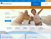 Tablet Screenshot of bluehillsbank.com